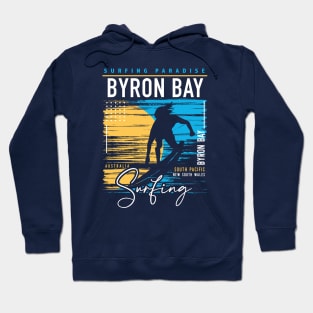 Vintage Byron Bay Surfing Graphic // Retro Surfing // Surfers Paradise // Surf Australia Hoodie